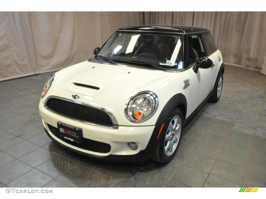 2010 Cooper S Hardtop - Pepper White / Grey/Carbon Black photo #1