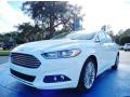 2014 Oxford White Ford Fusion SE EcoBoost  photo #1