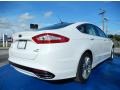 2014 Oxford White Ford Fusion SE EcoBoost  photo #3