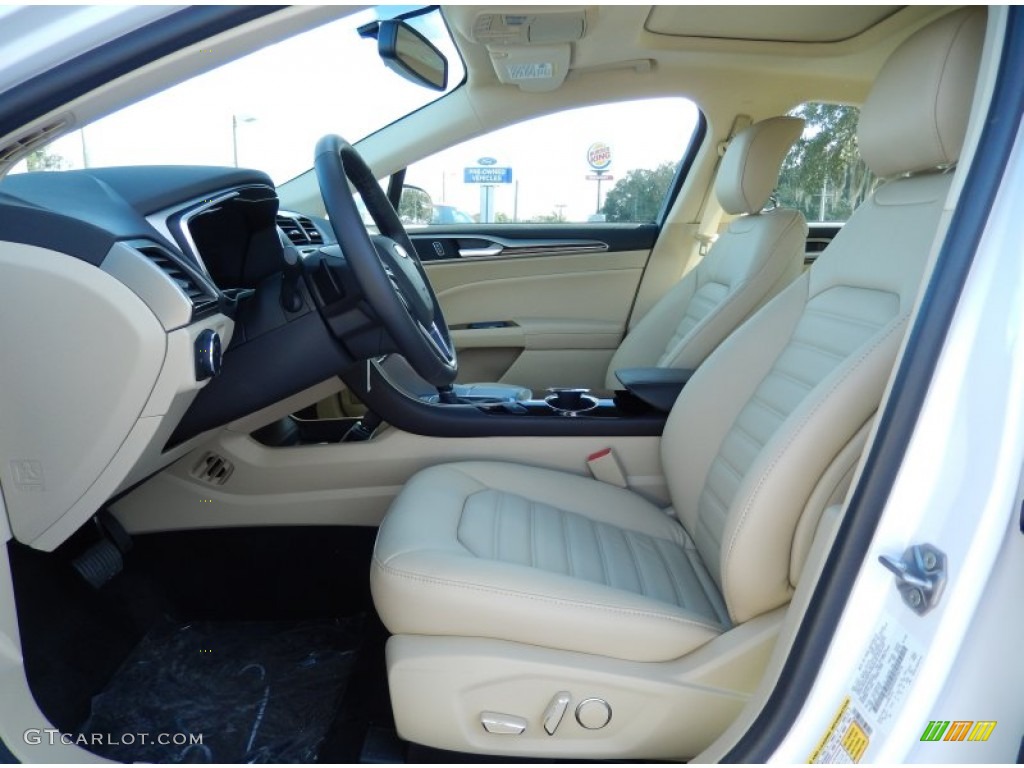 2014 Ford Fusion SE EcoBoost Front Seat Photo #89144499