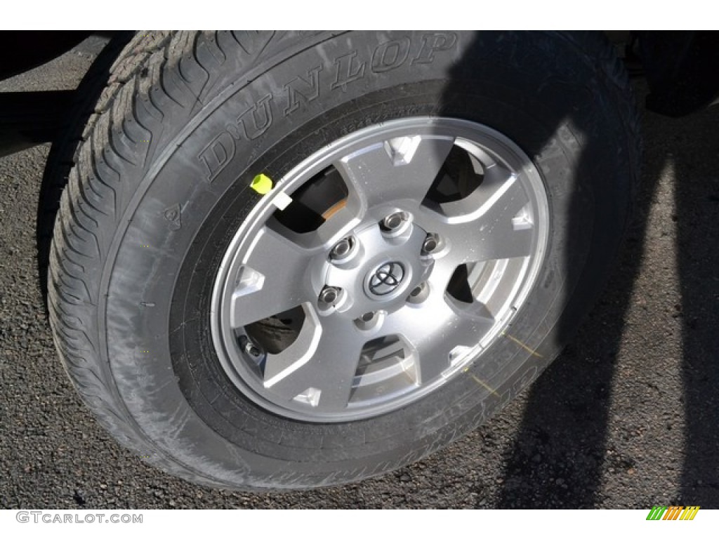 2014 Tacoma V6 SR5 Double Cab 4x4 - Magnetic Gray Metallic / Sand Beige photo #9
