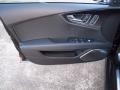 Black Perforated Valcona 2014 Audi S7 Prestige 4.0 TFSI quattro Door Panel