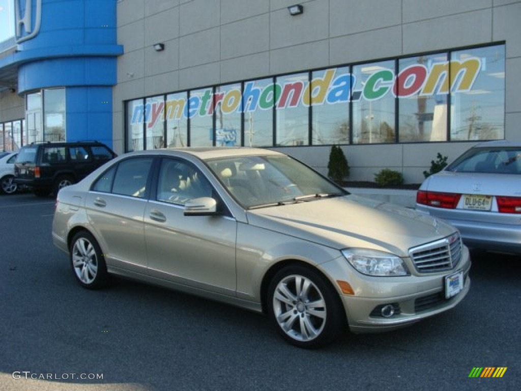 2011 C 300 Sport 4Matic - Pearl Beige Metallic / Almond/Mocha photo #1