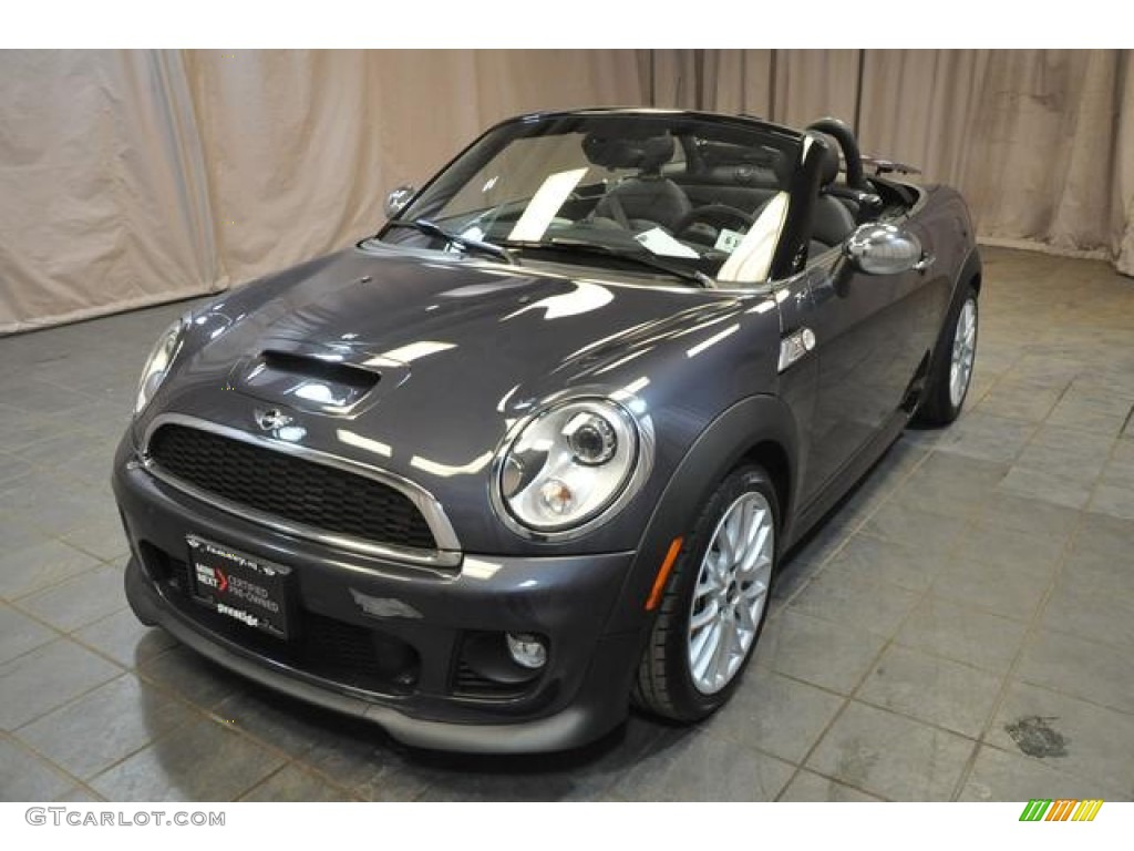 2013 Cooper S Roadster - Highclass Gray Metallic / Carbon Black photo #1