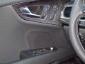 2014 Audi S7 Black Perforated Valcona Interior Controls Photo