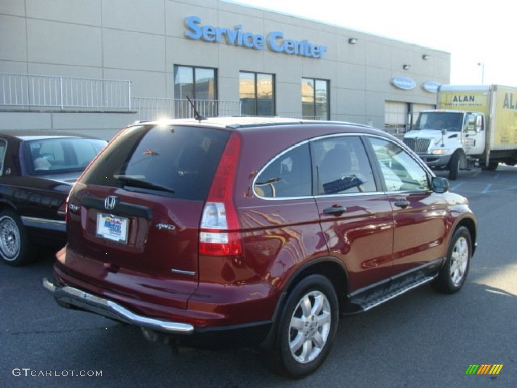 2011 CR-V SE 4WD - Tango Red Pearl / Gray photo #4