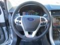 SEL Appearance Charcoal Black Leather/Gray Alcantara 2014 Ford Edge SEL Steering Wheel