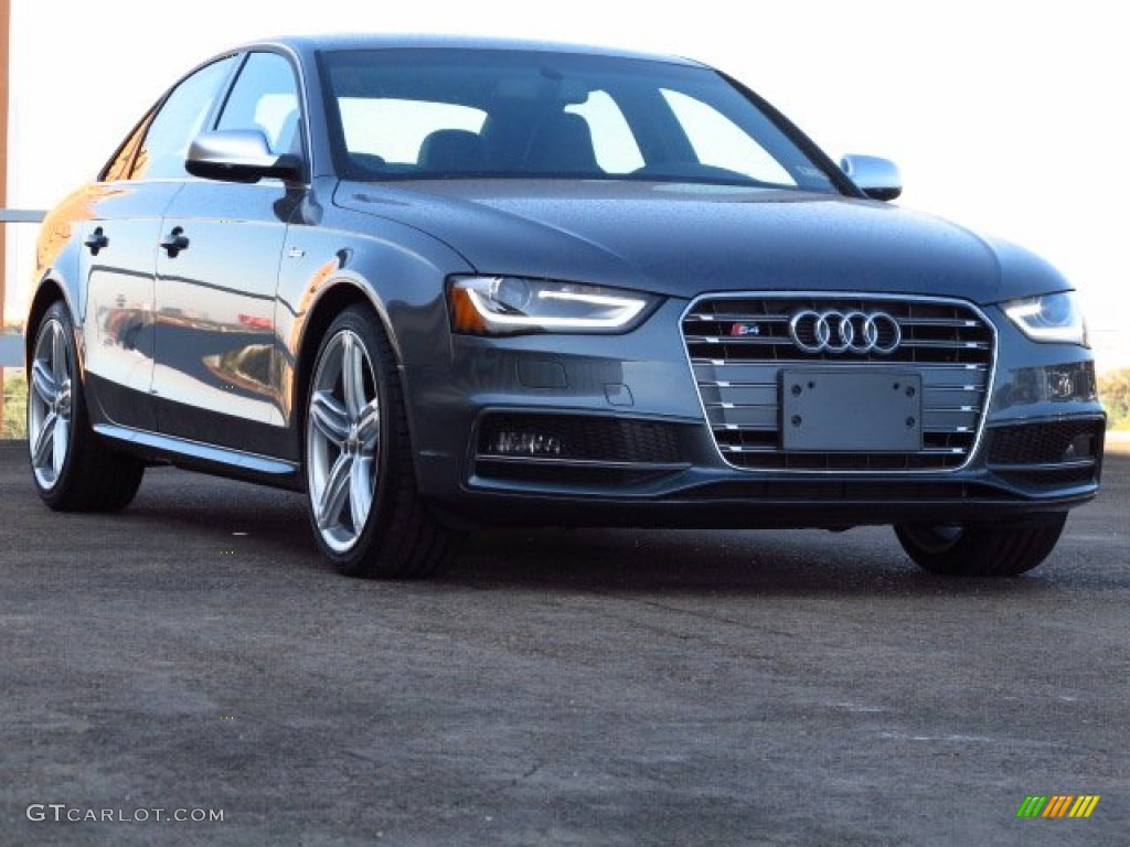 2014 S4 Premium plus 3.0 TFSI quattro - Monsoon Gray Metallic / Black photo #1