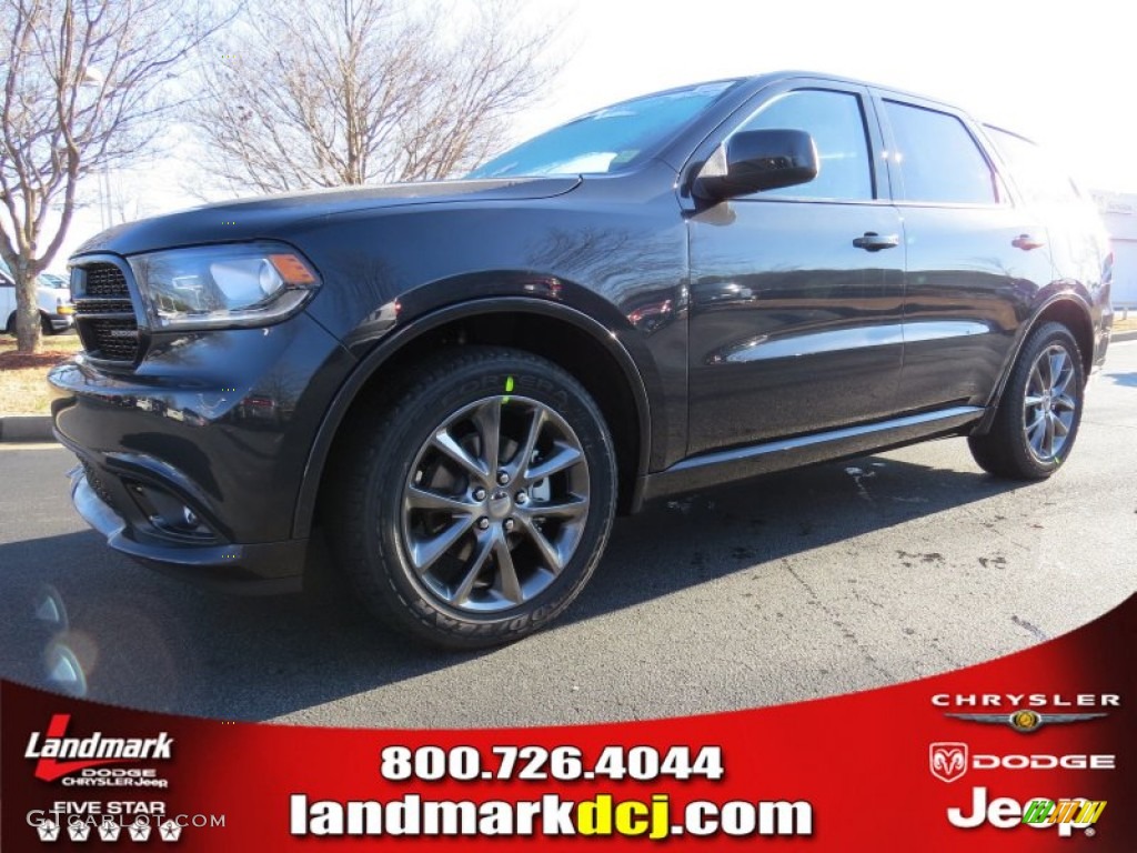 2014 Durango SXT - Maximum Steel Metallic / Black photo #1