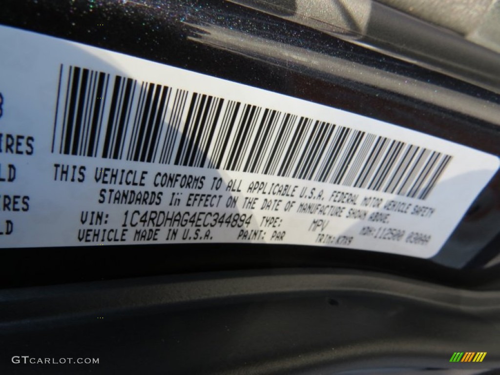 2014 Durango Color Code PAR for Maximum Steel Metallic Photo #89146260