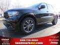 2014 Brilliant Black Crystal Pearl Dodge Durango SXT  photo #1