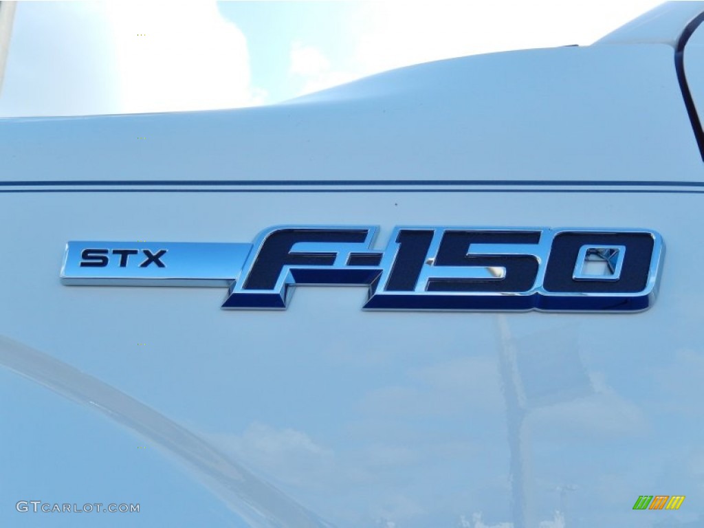 2014 F150 STX SuperCab - Oxford White / Steel Grey photo #5