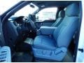 Steel Grey 2014 Ford F150 STX SuperCab Interior Color