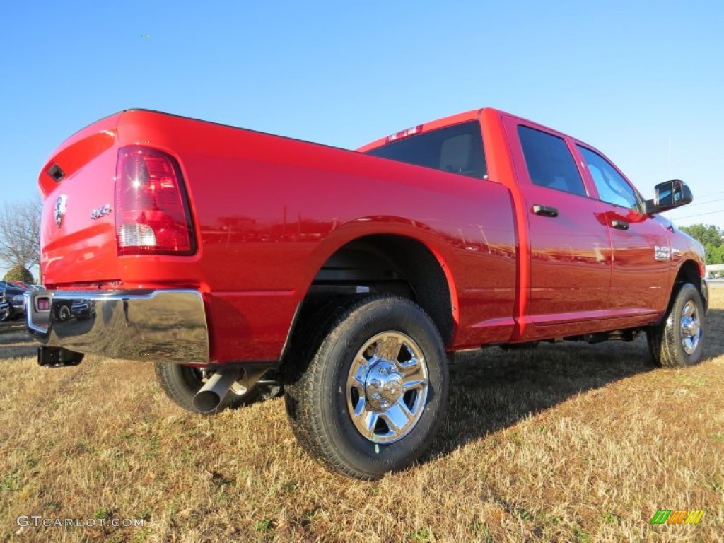 Flame Red 2014 Ram 2500 Tradesman Crew Cab 4x4 Exterior Photo #89147787