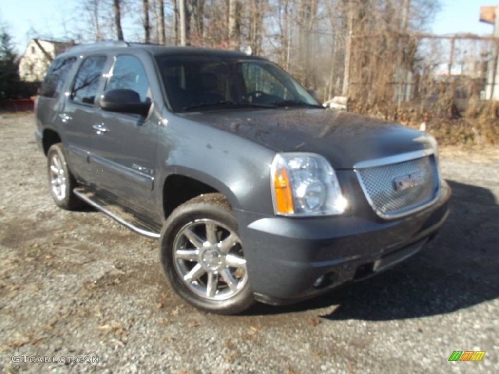 2008 Yukon Denali AWD - Dark Slate Metallic / Ebony photo #2