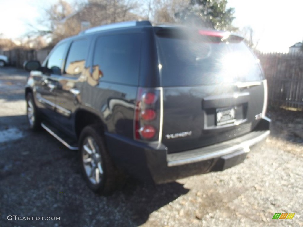 2008 Yukon Denali AWD - Dark Slate Metallic / Ebony photo #4
