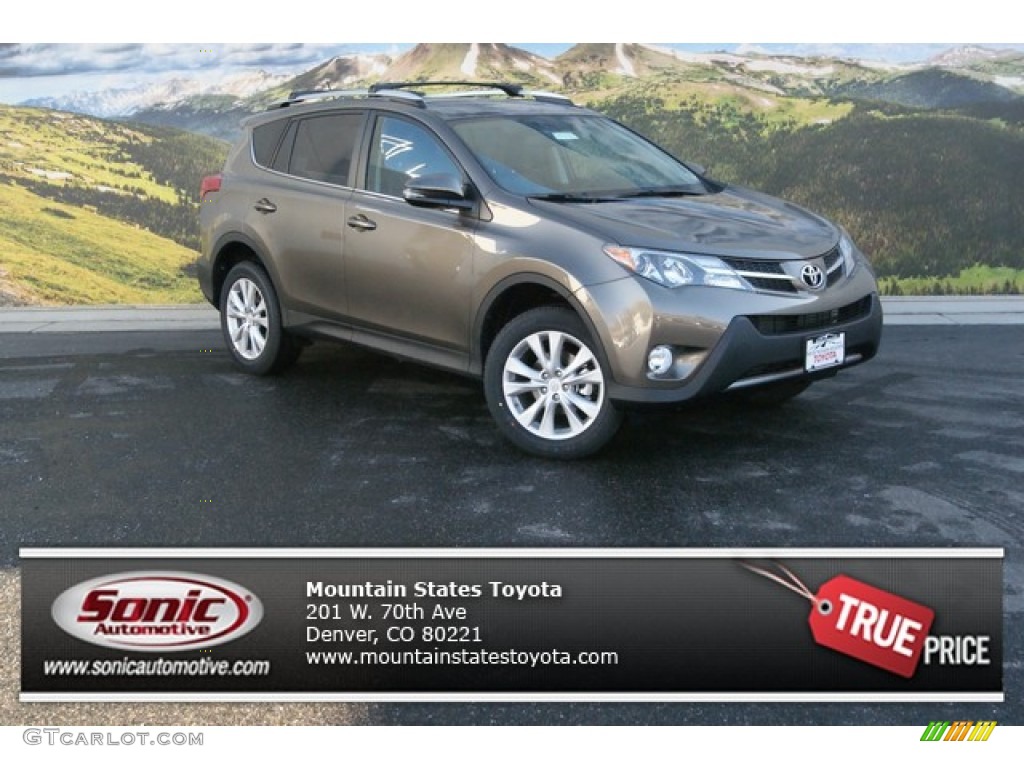 2013 RAV4 Limited AWD - Pyrite Mica / Black photo #1