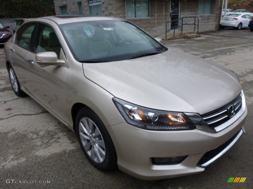 2014 Accord EX-L Sedan - Champagne Frost Pearl / Ivory photo #7