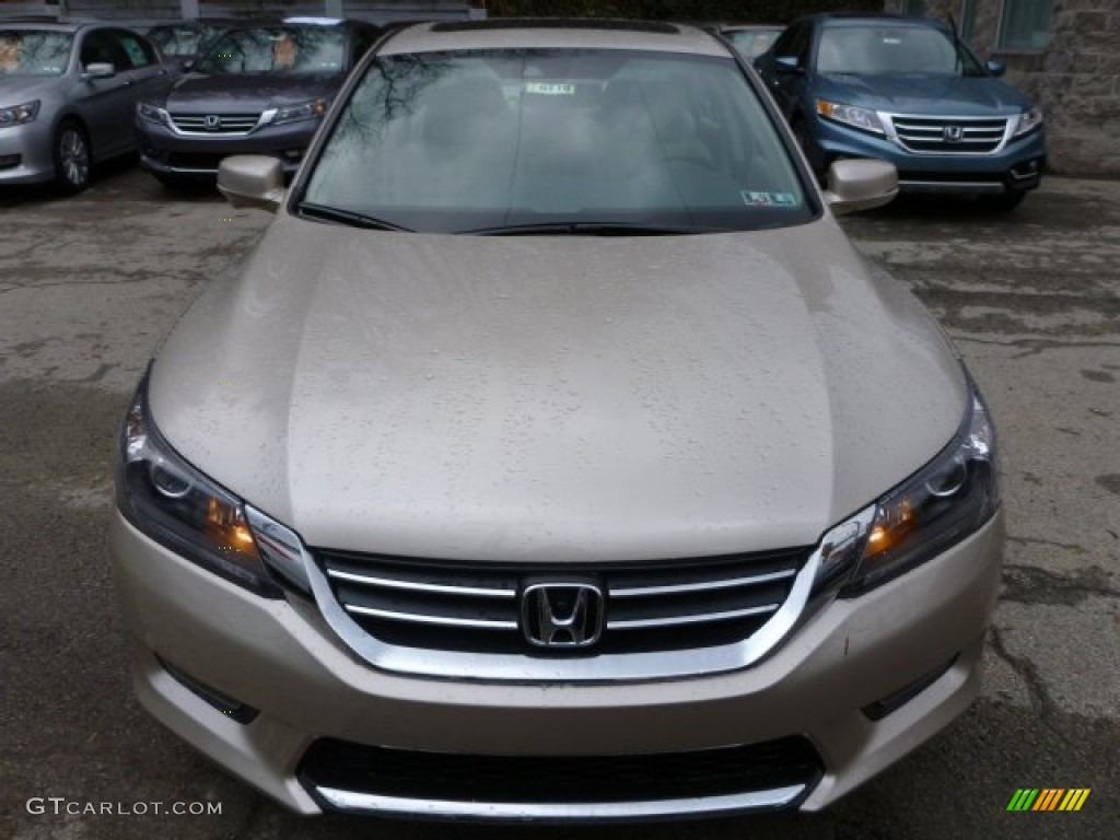 2014 Accord EX-L Sedan - Champagne Frost Pearl / Ivory photo #8