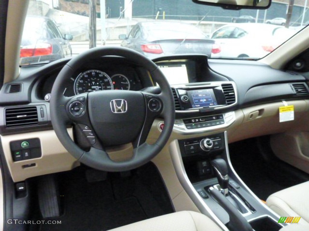 2014 Accord EX-L Sedan - Champagne Frost Pearl / Ivory photo #12