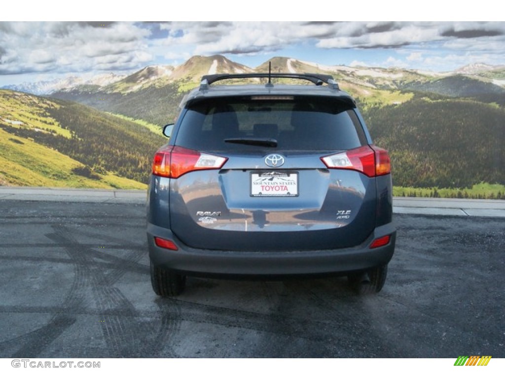 2013 RAV4 XLE AWD - Shoreline Blue Pearl / Black photo #4