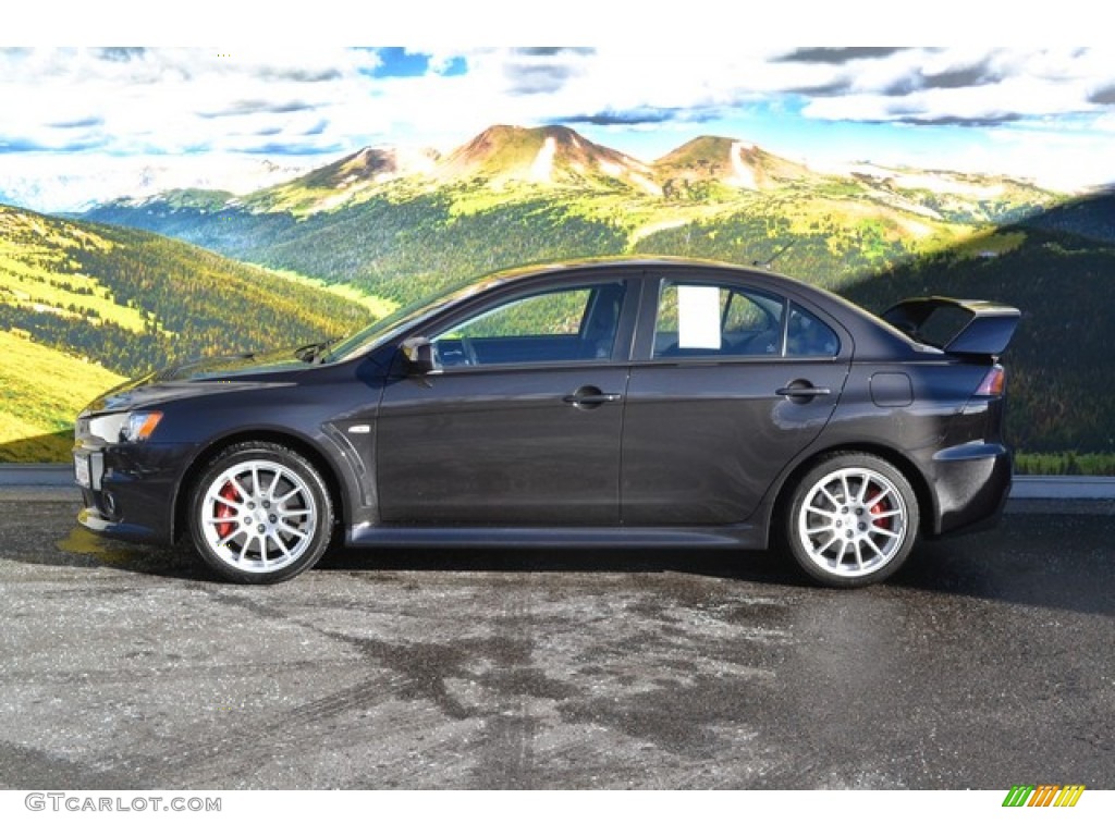 Phantom Black Pearl 2014 Mitsubishi Lancer Evolution GSR Exterior Photo #89151492