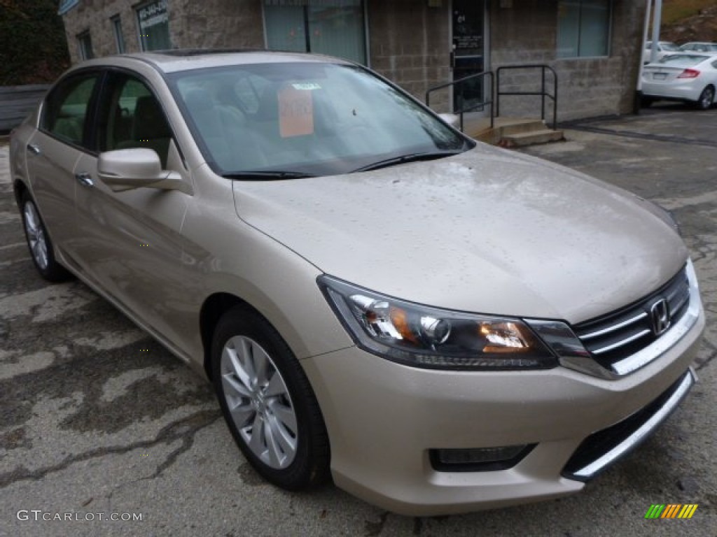 2014 Accord EX Sedan - Champagne Frost Pearl / Ivory photo #7