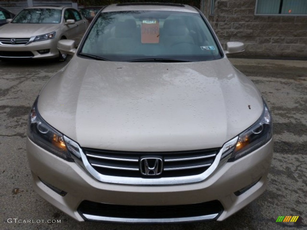 2014 Accord EX Sedan - Champagne Frost Pearl / Ivory photo #8