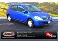 Blue Metallic 2009 Nissan Versa 1.8 S Hatchback