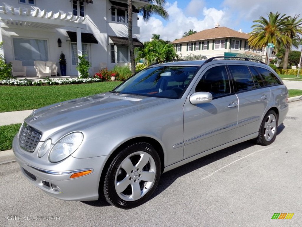 Brilliant Silver Metallic 2005 Mercedes-Benz E 500 4Matic Wagon Exterior Photo #89152641