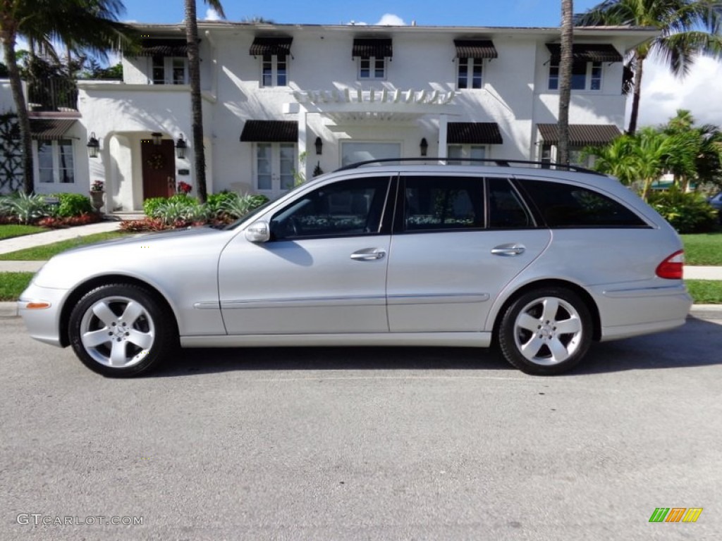 Brilliant Silver Metallic 2005 Mercedes-Benz E 500 4Matic Wagon Exterior Photo #89152676