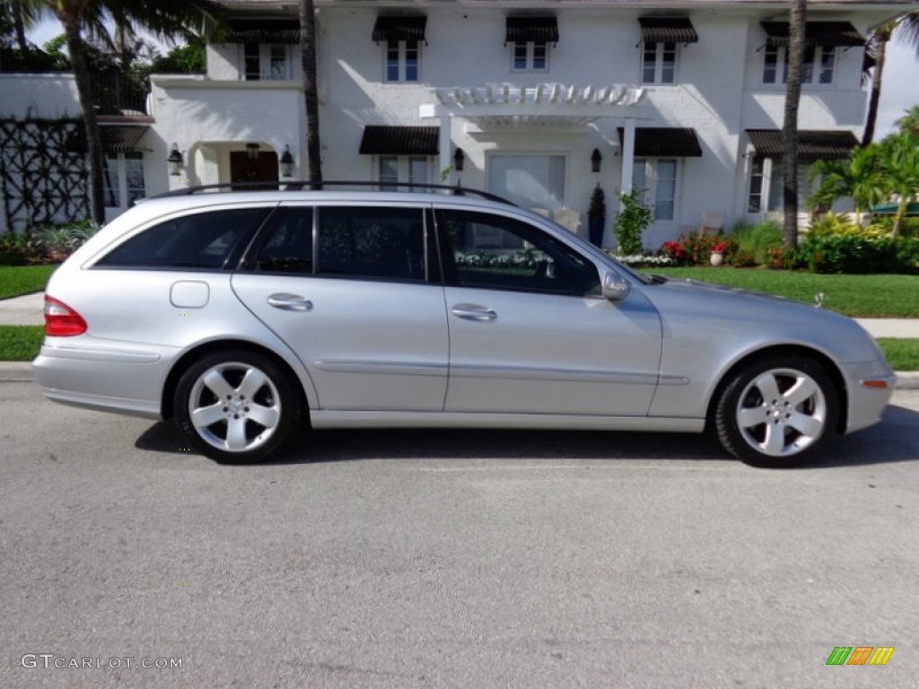 Brilliant Silver Metallic 2005 Mercedes-Benz E 500 4Matic Wagon Exterior Photo #89152839