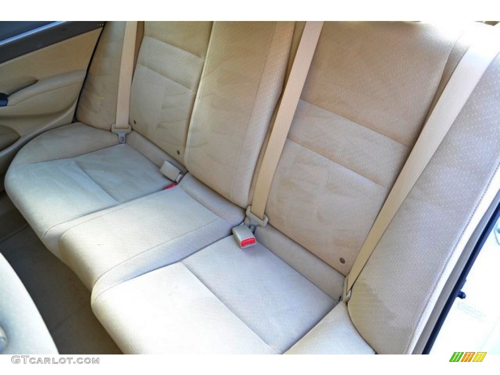 2008 Civic Hybrid Sedan - Opal Silver Blue Metallic / Ivory photo #20