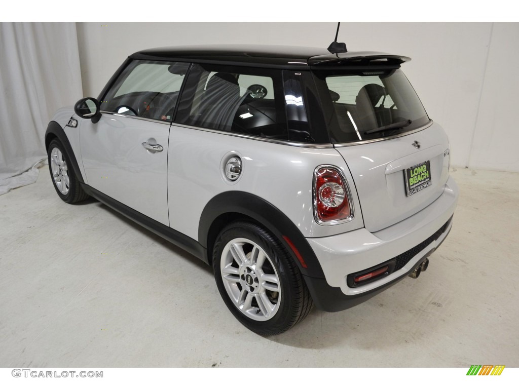 2011 Cooper S Hardtop - White Silver Metallic / Carbon Black photo #7
