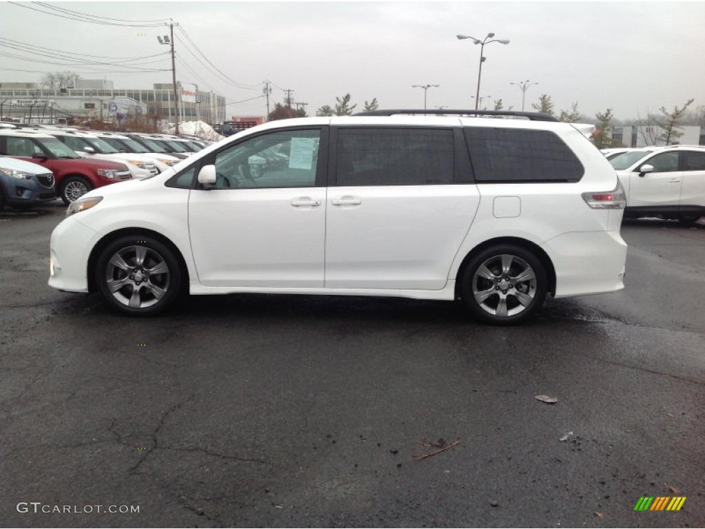 Blizzard White Pearl 2011 Toyota Sienna SE Exterior Photo #89154555