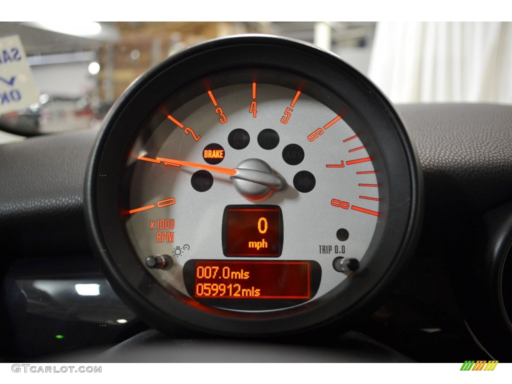 2011 Cooper S Hardtop - White Silver Metallic / Carbon Black photo #20