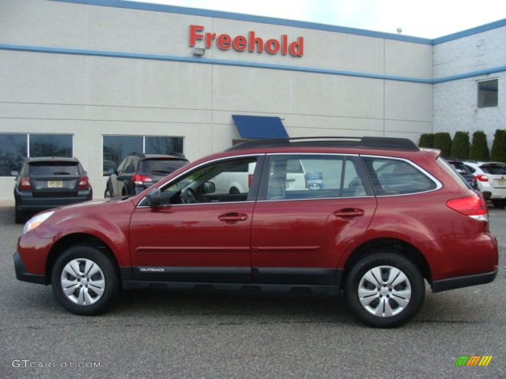 2013 Outback 2.5i - Venetian Red Pearl / Ivory photo #8
