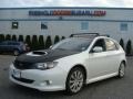 Satin White Pearl 2008 Subaru Impreza WRX Wagon