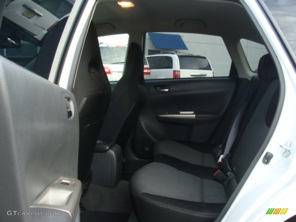 2008 Subaru Impreza WRX Wagon Rear Seat Photos