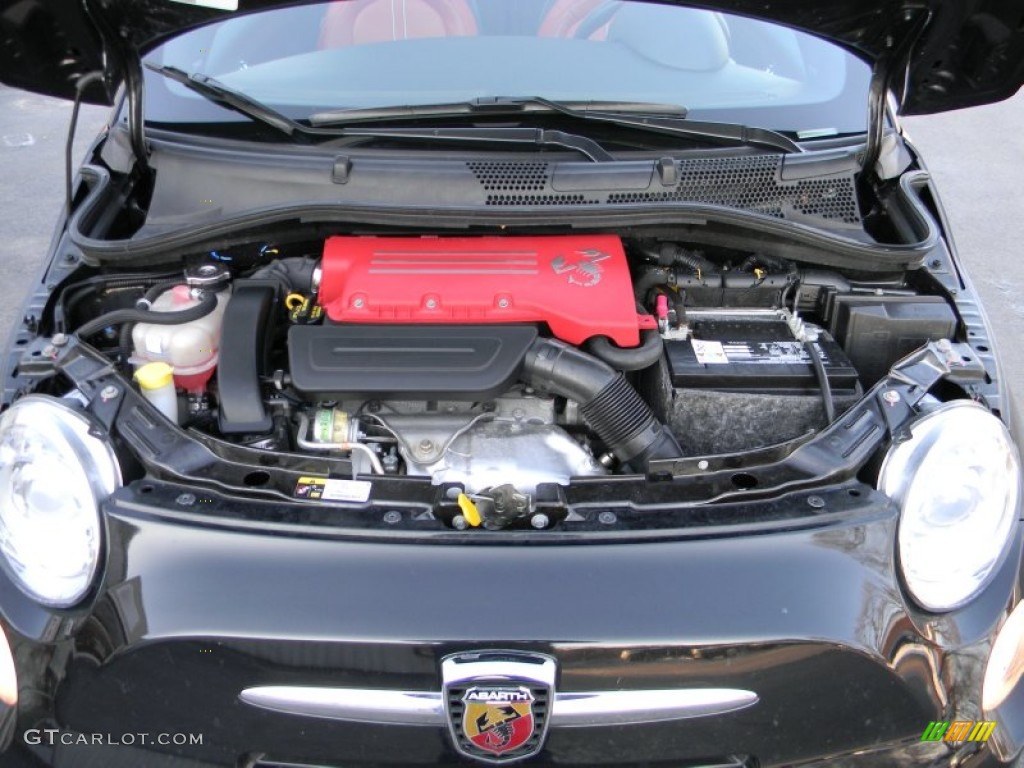 2012 Fiat 500 Abarth 1.4 Liter Turbocharged SOHC 16-Valve MultiAir 4 Cylinder Engine Photo #89156466
