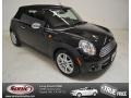 Midnight Black Metallic 2012 Mini Cooper Convertible