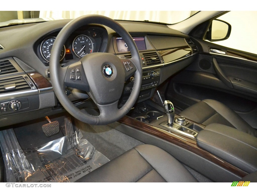 Black Interior 2011 BMW X5 xDrive 35i Photo #89159019