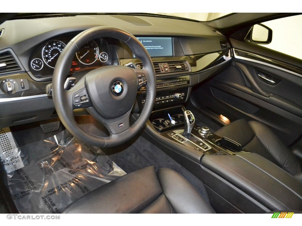 Black Interior 2011 BMW 5 Series 535i Sedan Photo #89159415