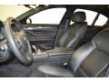 2011 BMW 5 Series Black Interior Front Seat Photo