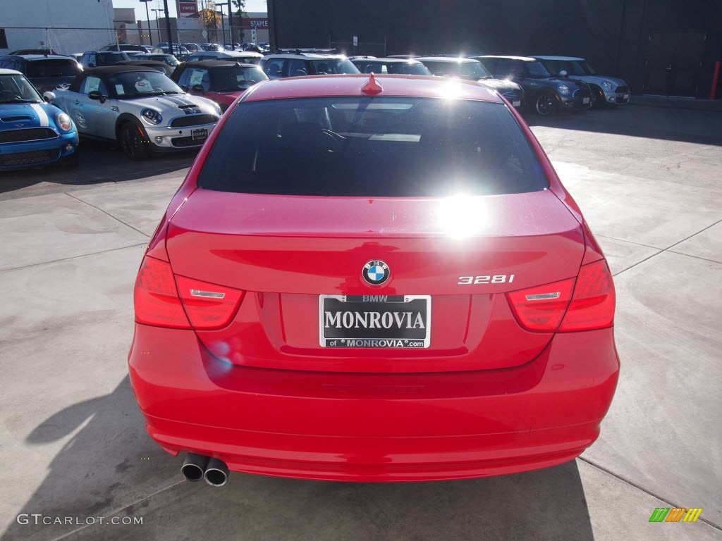 2011 3 Series 328i Sedan - Crimson Red / Black photo #8