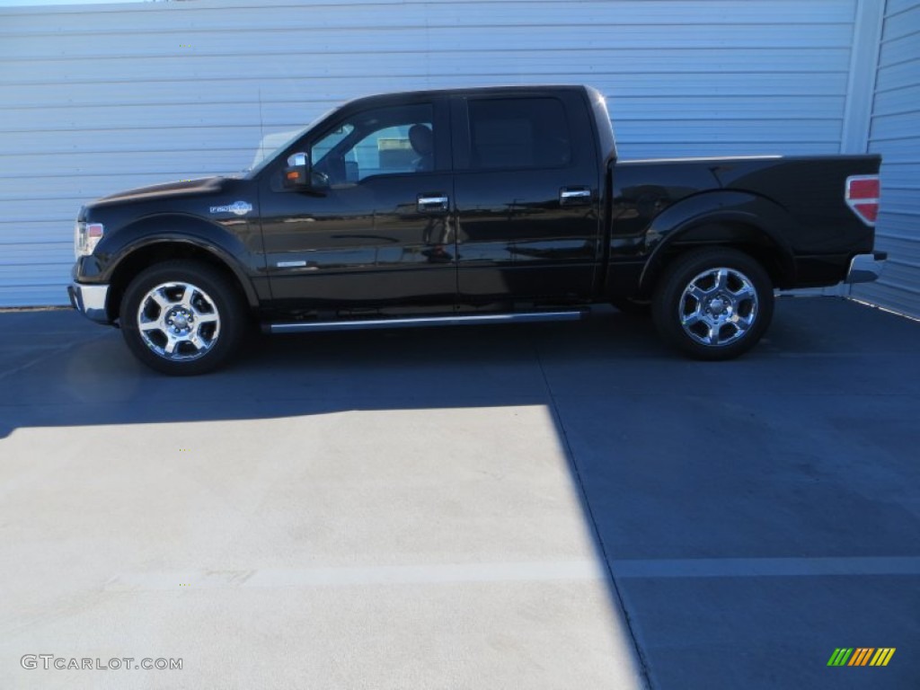 2014 F150 King Ranch SuperCrew - Tuxedo Black / King Ranch Chaparral/Black photo #6