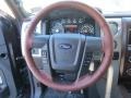 King Ranch Chaparral/Black Steering Wheel Photo for 2014 Ford F150 #89160645