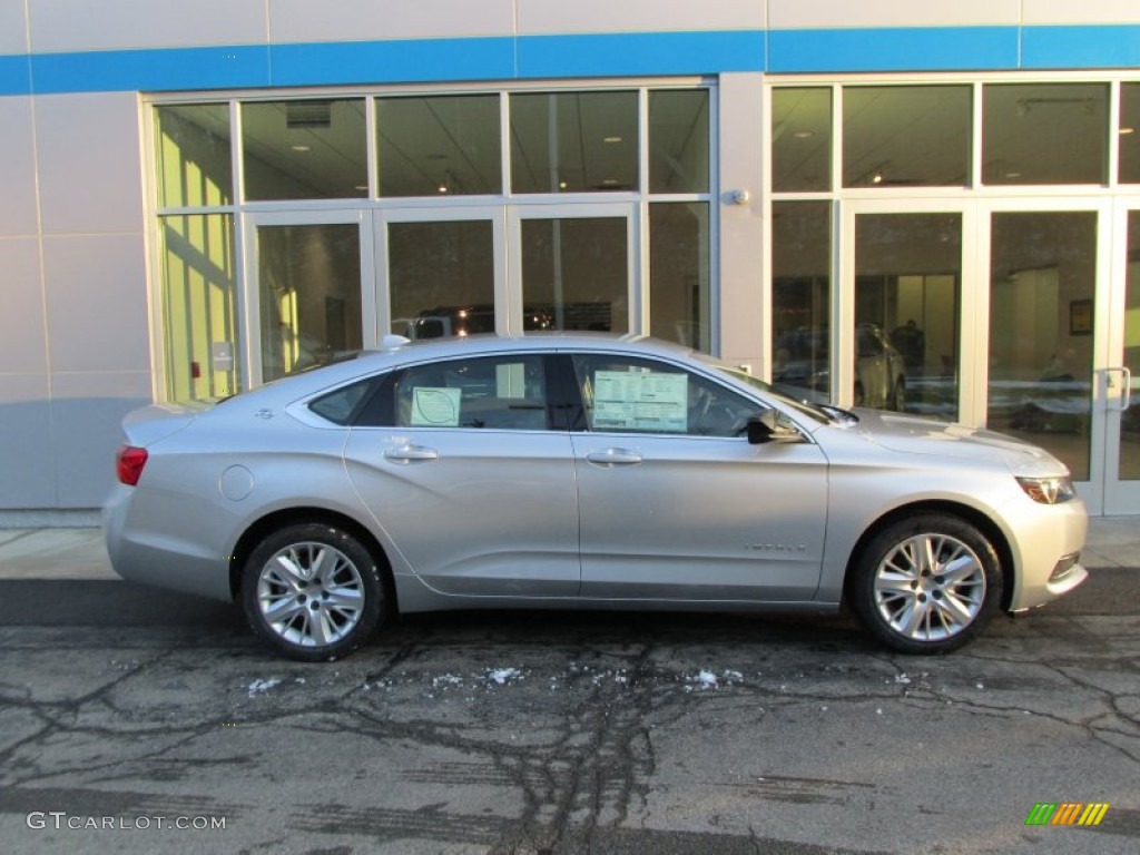 2014 Impala LS - Silver Ice Metallic / Jet Black/Dark Titanium photo #2