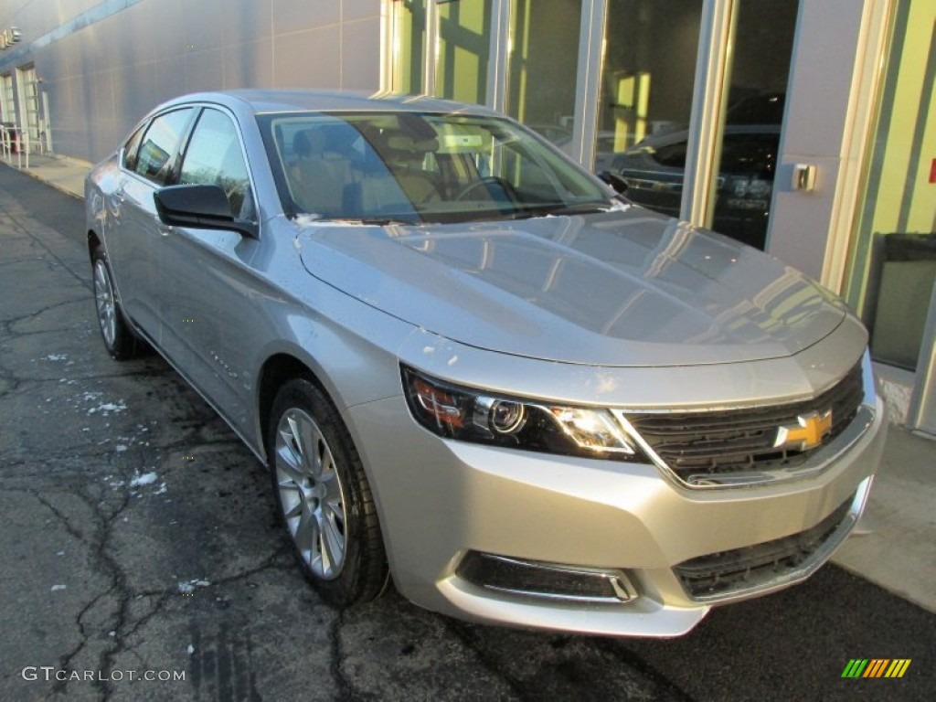 2014 Impala LS - Silver Ice Metallic / Jet Black/Dark Titanium photo #9
