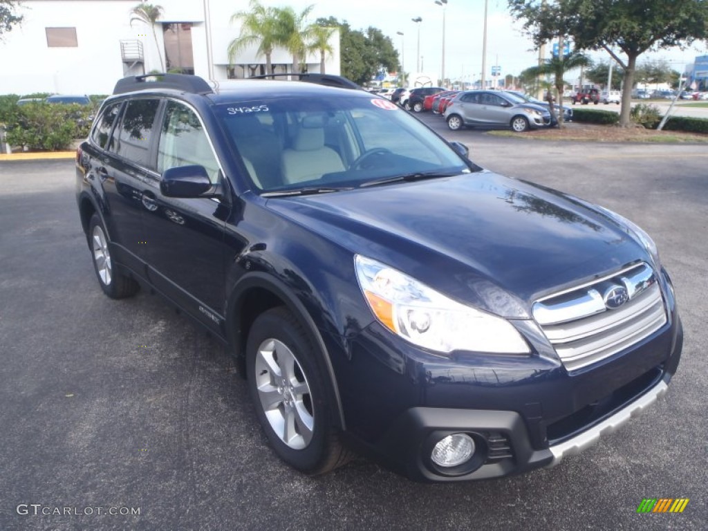 2014 Outback 2.5i Limited - Deep Indigo Pearl / Ivory photo #1